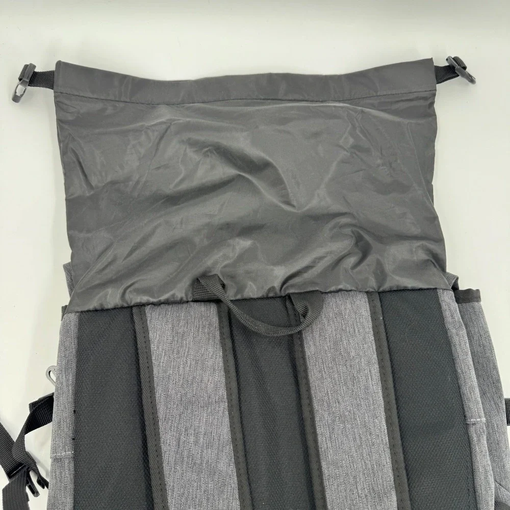 Yonex Dark Grey Roll Top Backpack Bag Sports Travel‎ Rucksack Badminton